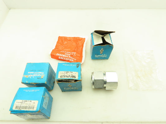 Swagelok S-2400-7-24 Female Connector Fitting 1-1/2" Tube x 1-1/2" FNPT Lot of 4