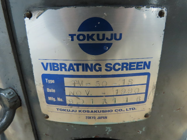 Tokuju TM-50-1S 20" Vibratory Screen Sifter, Vibratory Separator 200-220v 3ph