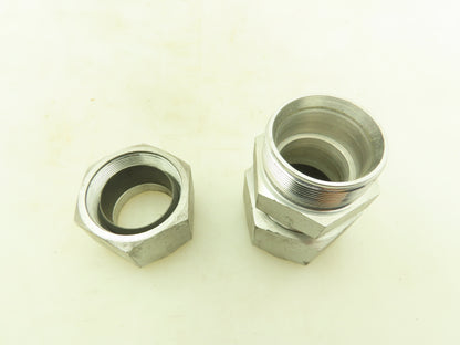 Swagelok S-2000-6 Steel Tube Fitting Union 1-1/4" x 1-1/4"  LOT OF 4