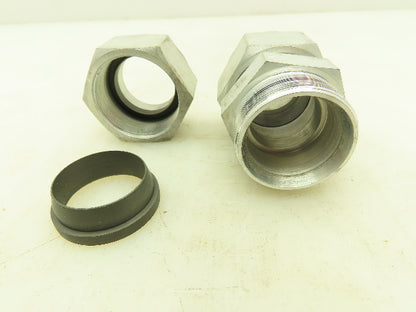Swagelok S-2000-6 Steel Tube Fitting Union 1-1/4" x 1-1/4"  LOT OF 4