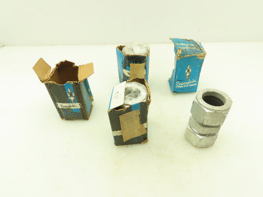 Swagelok S-2000-6 Steel Tube Fitting Union 1-1/4" x 1-1/4"  LOT OF 4