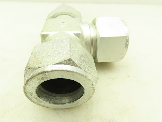 Swagelok S-2400-3 Union Tee Steel Compression Fitting 1-1/2" Tube