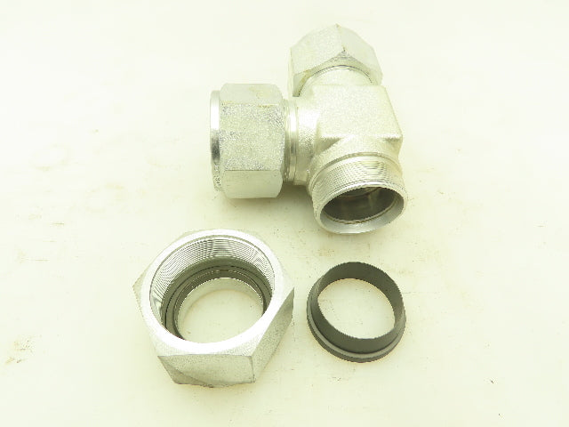Swagelok S-2400-3 Union Tee Steel Compression Fitting 1-1/2" Tube