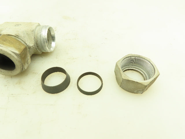 Swagelok S-1610-3 Union Tee Steel Compression Fitting 1" Tube  LOT OF 4