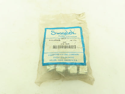 Swagelok S-1012-1 Tube Fitting Compression Nut 5/8" Tube  LOT OF 20