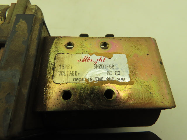 Albright SW200-21, SW200-66, 72/80 Volt Reversing Contactor