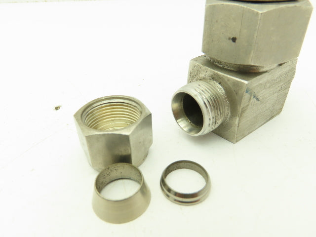 Swagelok SS-6NBS8-G Stainless Severe Service Needle Valve 1/2" Compression Tube