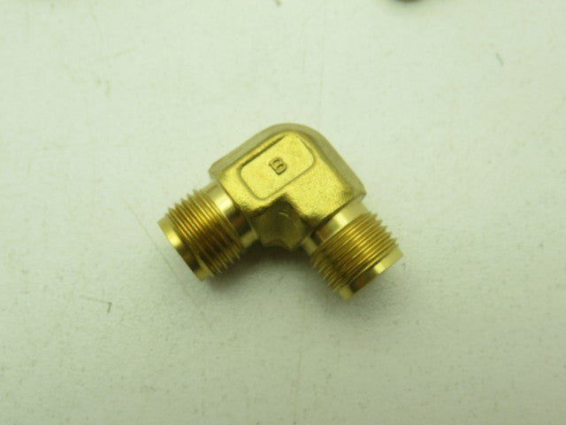 Parker 165C-6 Brass 90° Elbow Compression Tube Fitting 3/8" Union LOT OF 32