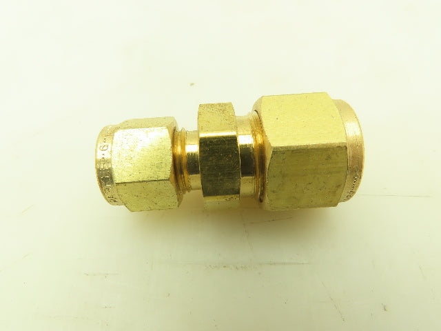 Parker 62C-8-6 Brass Compression Tube Fitting Reducer 1/2" x 3/8" Union  10pcs