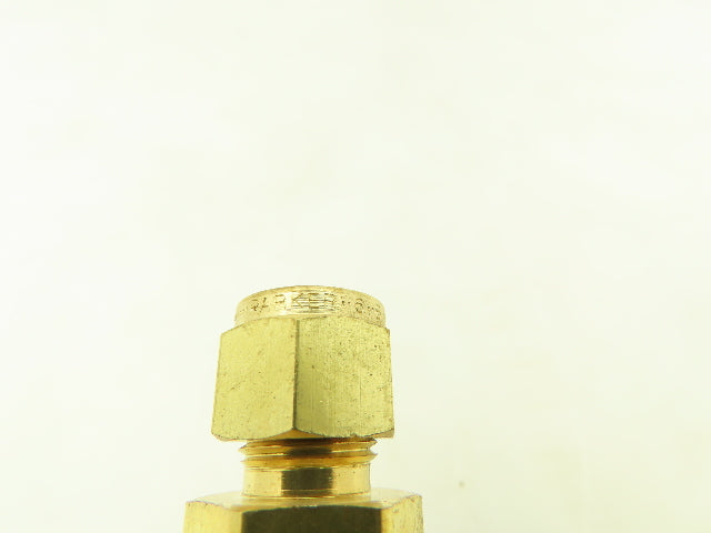 Parker 62C-8-6 Brass Compression Tube Fitting Reducer 1/2" x 3/8" Union  10pcs