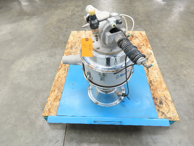Nucon Systems Pneumatic Stainless Dry Material Receiver Hopper 12"