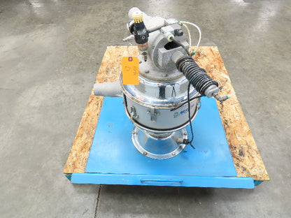 Nucon Systems Pneumatic Stainless Dry Material Receiver Hopper 12"