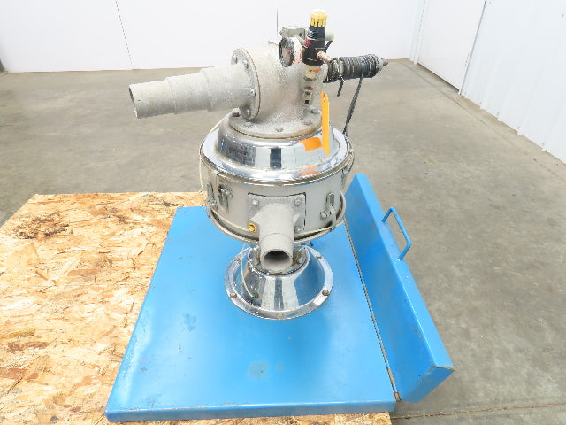 Nucon Systems Pneumatic Stainless Dry Material Receiver Hopper 12"