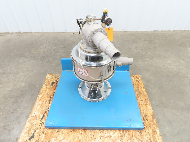 Nucon Systems Pneumatic Stainless Dry Material Receiver Hopper 12"