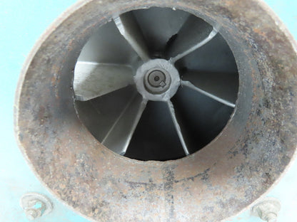 Dayton Electric Blower Fan 1 HP 3450 RPM 1 HP  4" Inlet 6.5" Outlet 10 Impeller