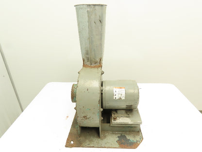 Dayton Electric Blower Fan 1 HP 3450 RPM 1 HP  4" Inlet 6.5" Outlet 10 Impeller