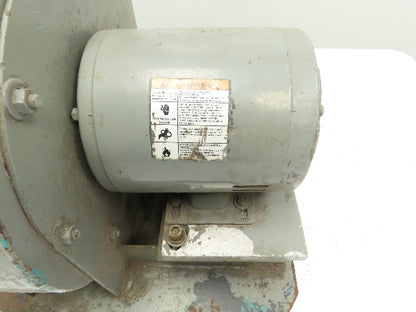 Dayton Electric Blower Fan 1 HP 3450 RPM 1 HP  4" Inlet 6.5" Outlet 10 Impeller