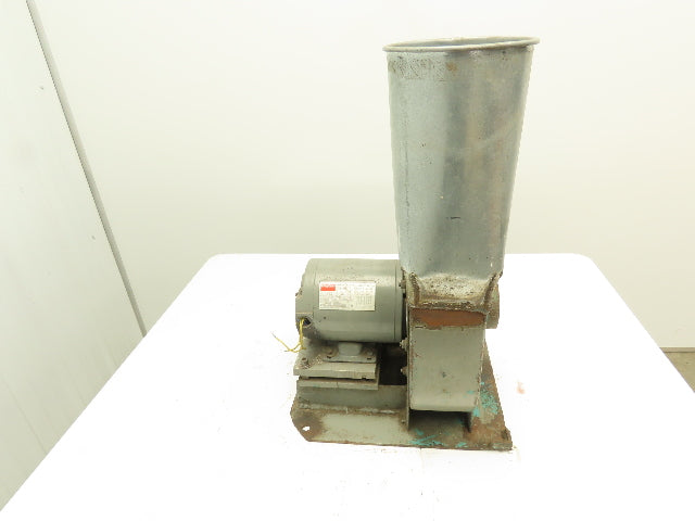 Dayton Electric Blower Fan 1 HP 3450 RPM 1 HP  4" Inlet 6.5" Outlet 10 Impeller