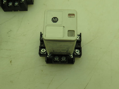 Allen Bradley 700-HA33A1 Series B Relay 10A 120VAC w/ Base  700-HN126  Lot of 11