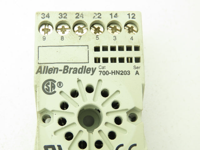 Allen Bradley 700-HA33Z24 Series C/D Relay w/ Base 10A 24VDC  Lot of 15