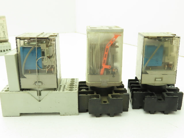 Allen Bradley 700-HA33Z24 Series C/D Relay w/ Base 10A 24VDC  Lot of 15