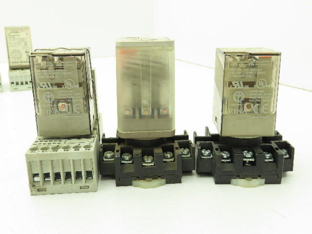 Allen Bradley 700-HA33Z24 Series C/D Relay w/ Base 10A 24VDC  Lot of 15