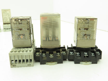 Allen Bradley 700-HA33Z24 Series C/D Relay w/ Base 10A 24VDC  Lot of 15