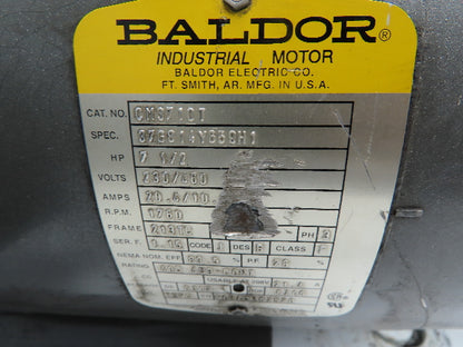 Winsmith Baldor Gearmotor 7.5 Reducer 234rpm 7.5Hp 230/460V 3PH LH 213TC 935CDNE