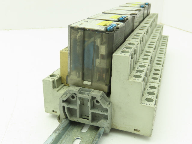 Allen Bradley 700-HB32Z24 Ser E Socket Relay 15A 24VDC w/Base 700-HN153 Lot of 6
