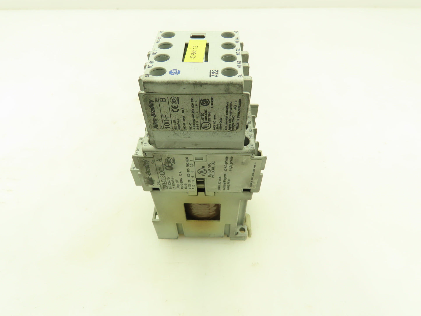 Allen Bradley 700CF310Z Motor Starter Contactor 600V 3Ph 20A 24VDC Coil Lot of 6