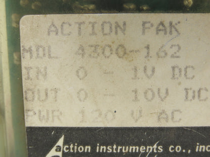 Action Pak 4300-162 Isolating Signal Conditioner Relay DC-In/Out 120VAC Lot of 3