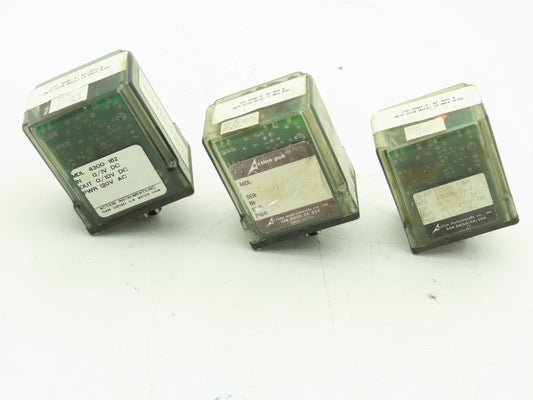 Action Pak 4300-162 Isolating Signal Conditioner Relay DC-In/Out 120VAC Lot of 3