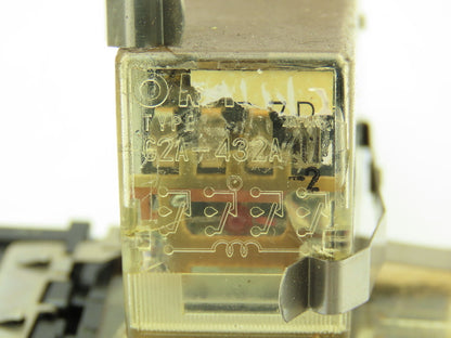 Omron G2A-432A-N1 Socket Relay 14-Pin 24VDC w/ Base PY140N  Lot of 10