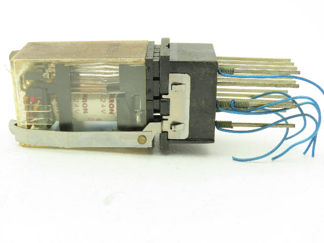 Omron G2A-432A-N1 Socket Relay 14-Pin 24VDC w/ Base PY140N  Lot of 10