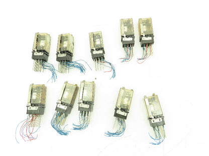 Omron G2A-432A-N1 Socket Relay 14-Pin 24VDC w/ Base PY140N  Lot of 10
