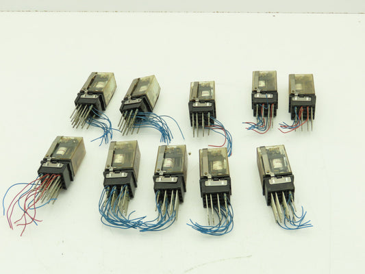 Omron G2A-432A-N1 Socket Relay 14-Pin 24VDC w/ Base PY140N  Lot of 10