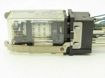 Omron G2A-432A-N1 Socket Relay 14-Pin 24VDC w/ Base PY140N  Lot of 4
