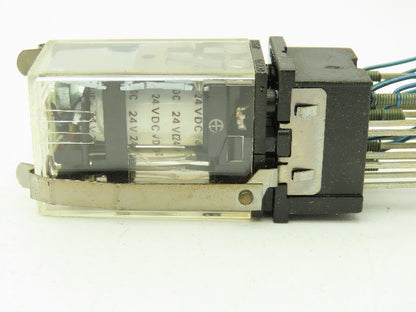 Omron G2A-432A-N1 Socket Relay 14-Pin 24VDC w/ Base PY140N  Lot of 4