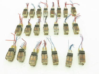 Omron LY2N Socket Relay 8-Pin 24VDC w/ Base PT08  Lot of 22