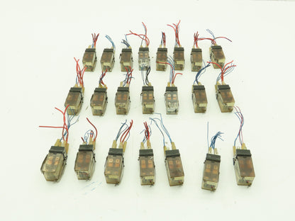 Omron LY2N Socket Relay 8-Pin 24VDC w/ Base PT08  Lot of 22