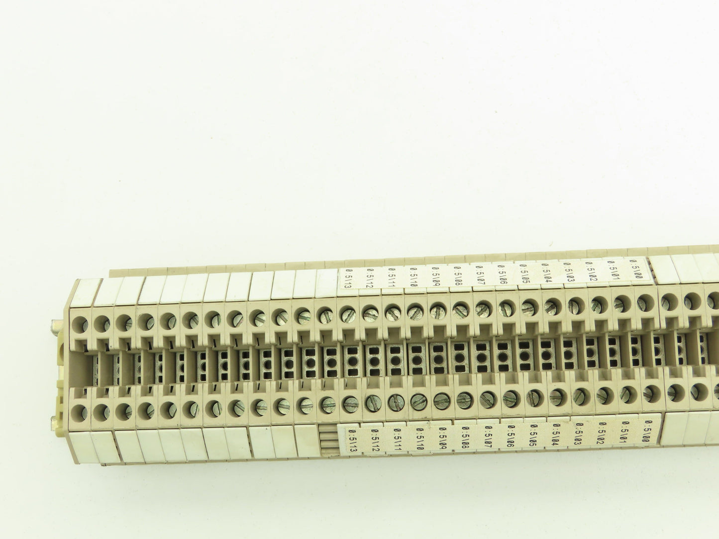 Weidmuller WDU 4  26-10AWG 4mm 32A Terminal Block 160pcs 39" DIN Rail Strip