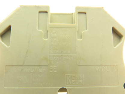 Weidmuller WDU4  26-10AWG 4mm 32A Terminal Blocks (89pcs) 32" DIN Rail