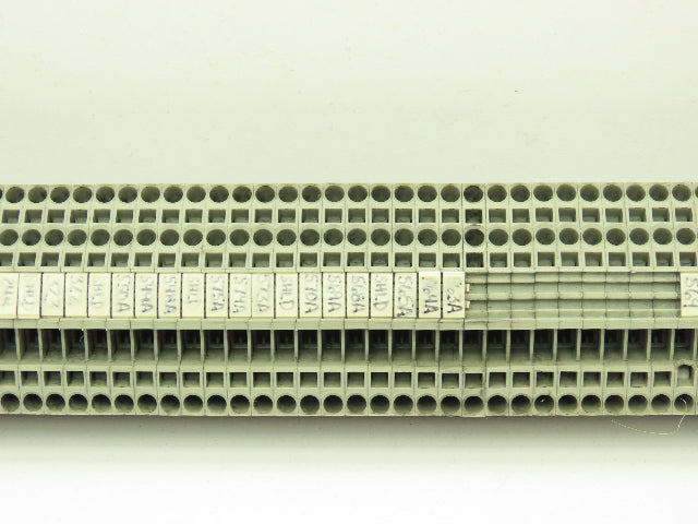 Wago 280-901 Terminal Block 150pcs 31" DIN Rail Strip 28-12AWG 2.5mm 24A 800V