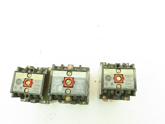 Allen Bradley 700DC-P800Z24 Series A 24DC Relay Type P Direct Drive Lot of 3