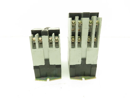 Square D Control Relay Eight/Four Pole Series A 600V 20A 240V Coil Lot of 4