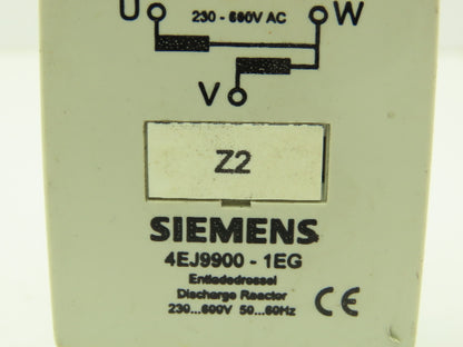 Siemens 4EJ9900-1EG Discharge Reactor 230-600V Din Mount