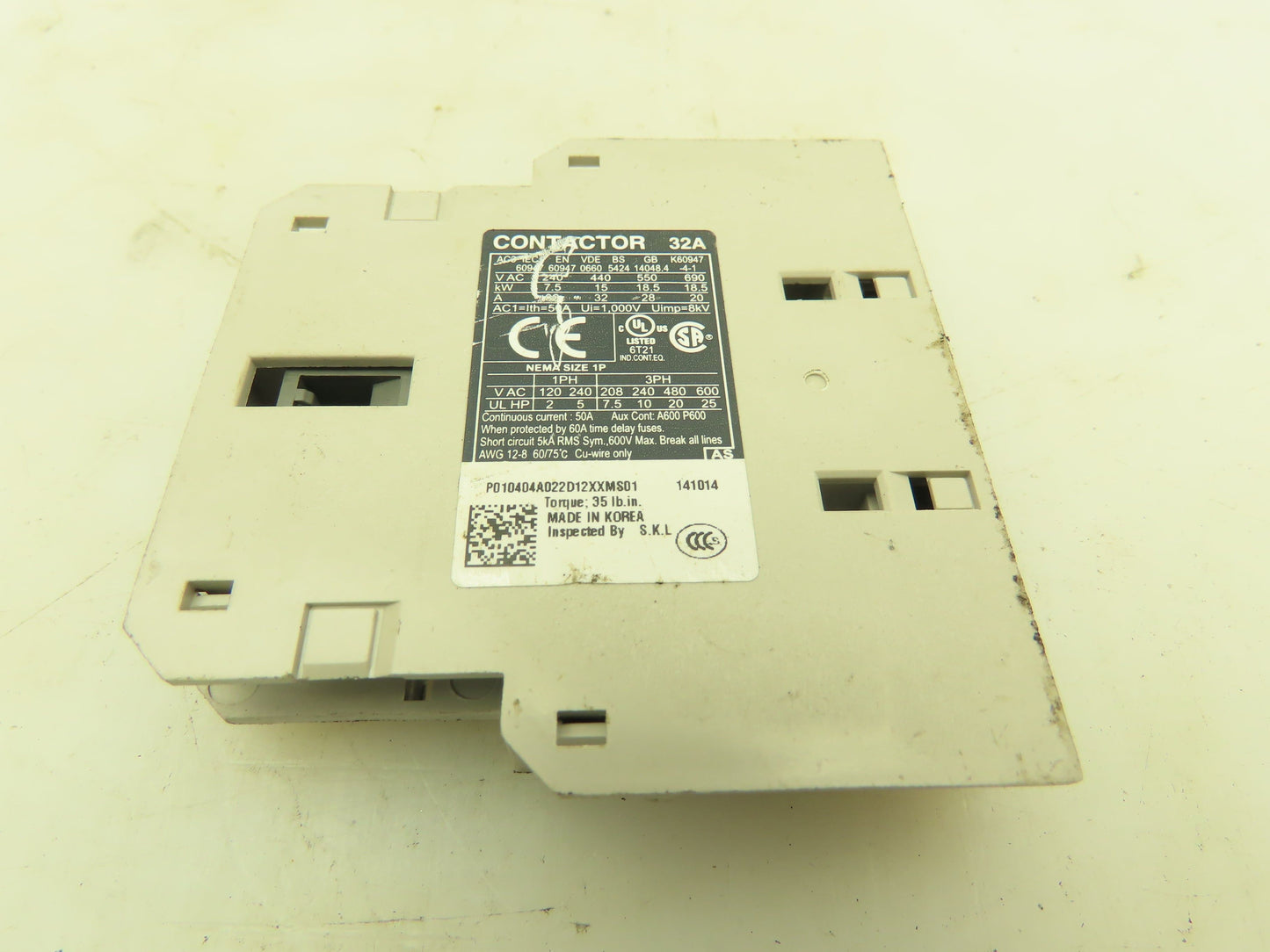 Cerus Mira MRC(D)-9 Contactor Side Mount Auxiliary Contact 25A 50A Mixed Lot of8