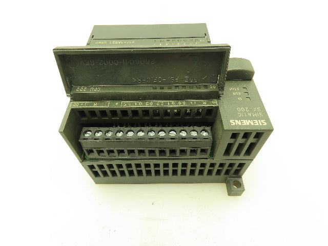 Siemens Simatic 212-1AB21-0XB0 S7-200 CPU 222 DC/DC/DC PLC Input Output