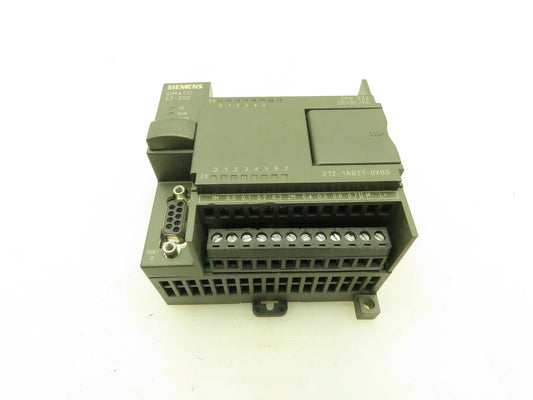 Siemens Simatic 212-1AB21-0XB0 S7-200 CPU 222 DC/DC/DC PLC Input Output