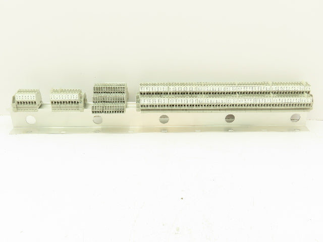 Allen Bradley 1492-HM1 Red Terminal Blocks (120pcs) 30A 600V 36" DIN Rail